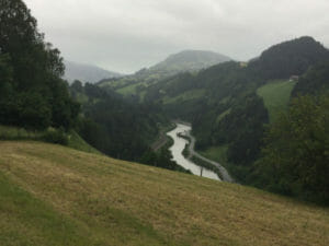 Schwarzwach im Pongau - Salzach von oben - Alpe-Adria-Radweg