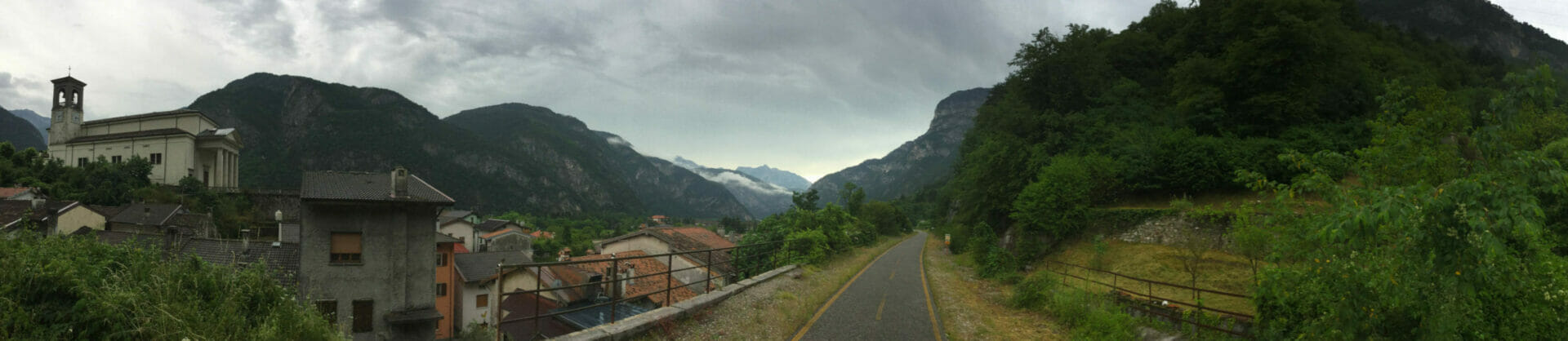 Chiusaforte - Alpenpanorama - Alpe-Adria-Radweg