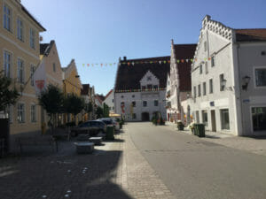 Innenstadt von Beilngries - Altmühltalradweg - Fünf-Flüsse-Radweg