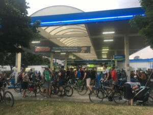 Critical Mass - August 2019 - Regen Tankstelle