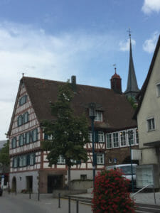 Ditzingen Innenstadt - Fachwerkhaus - Glemsradweg