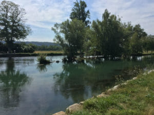 Canal de Huningue - Kembs - Véloroute Rhin