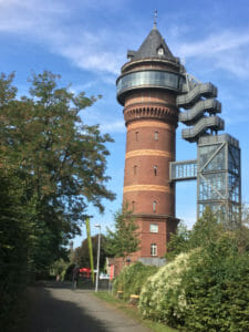 Wasserturm Styrum - Mülheim an der Ruhr - Aquarius Wassermuseum - Ruhrtalradweg - Ruhrradweg