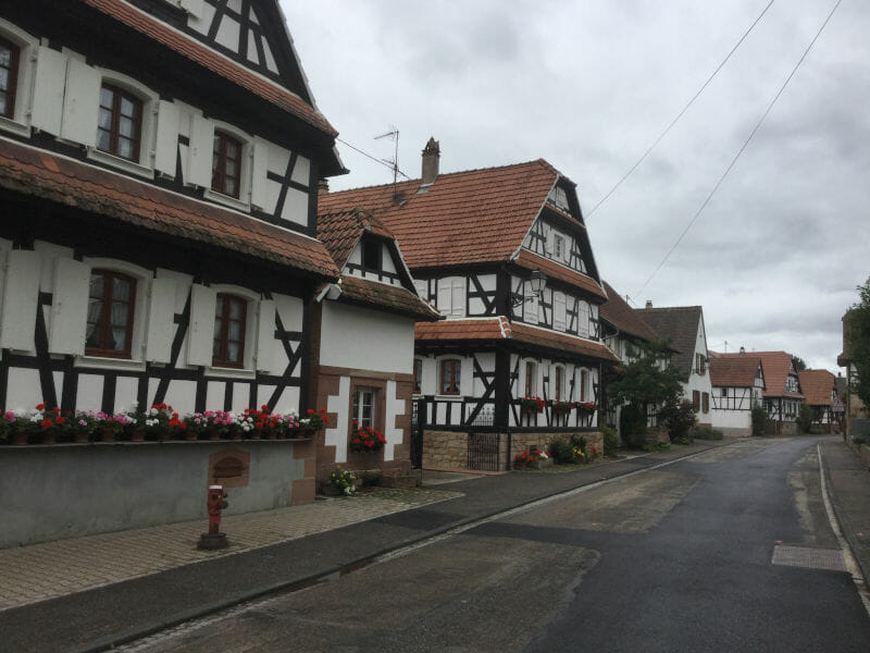 Hunspach - Radweg an der Maginot-Linie im Elsass