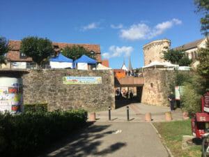 Obernai - Eingang - Radfahren im Elsass