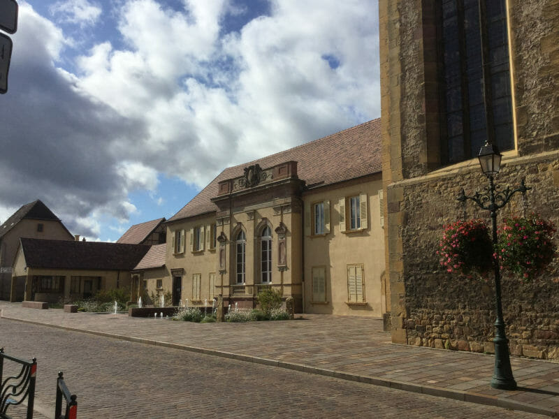Rouffach - elsässische Weinstraße - Kirche