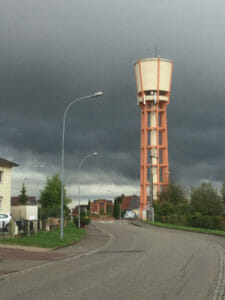 Seltz - Wasserturm - Regen - An der Maginot Linie