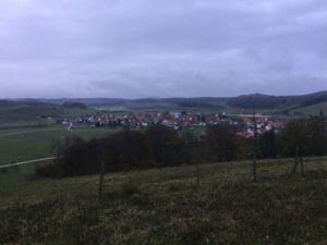 Donnstetten - Albtäler Radweg - Alb-Neckar-Radweg - Blick von weitem
