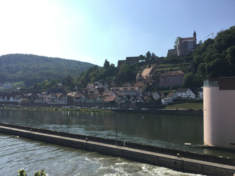 Hirschhorn - Neckar - Hessen - Neckarradweg