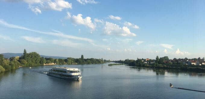 Ladenburg - Neckar - Neckarradweg