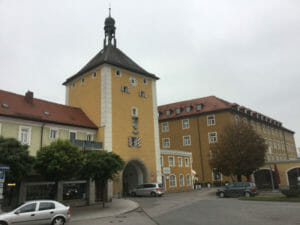 Obere Stadttor in Laufen - Bajuwarenradweg