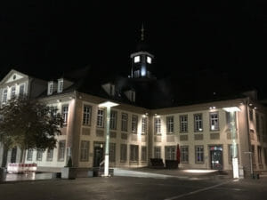 Rathaus Göppingen - Nacht - Alb-Neckar-Radweg