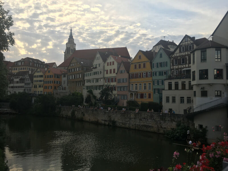 Altstadt Tübingen Neckarfront - Neckarradweg