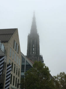 Ulmer Münster - Alb-Neckar-Radweg - im Nebel