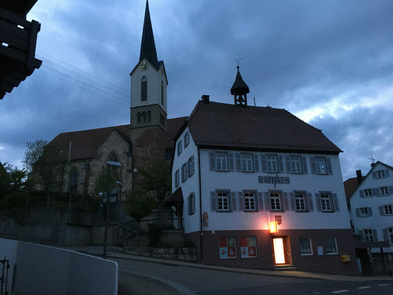 Horb-Altheim bei Nacht Radtour