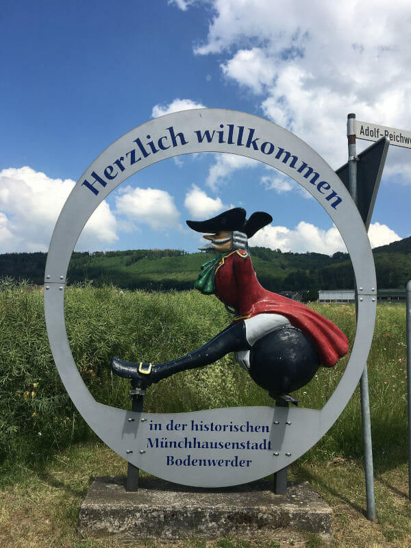 Münchhausenstadt - Bodenwerder am Weser-Radweg 2020