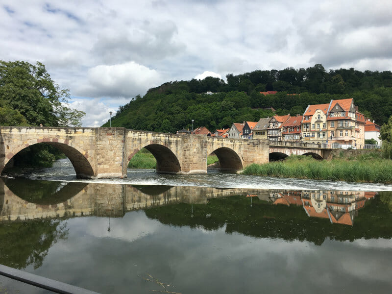 Hann Münden - Werra - Start Weserradweg