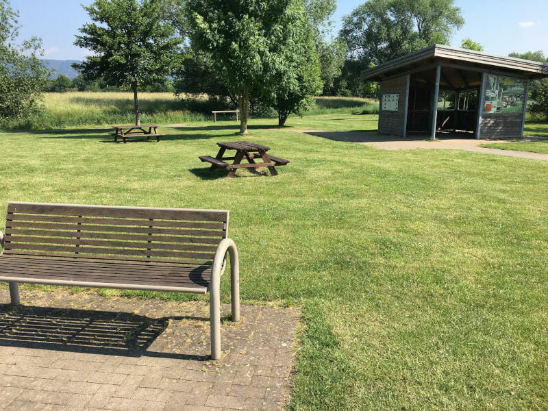 Würgassen - Weserradweg Rastplatz