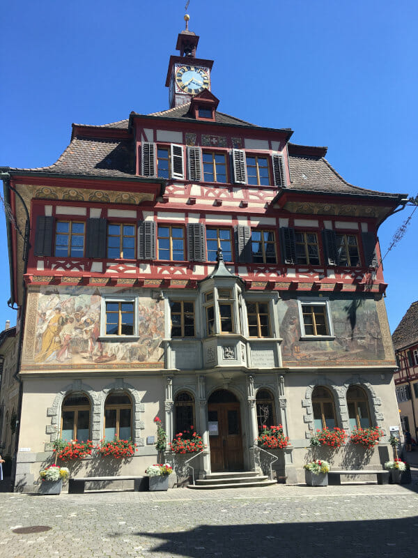 Stein am Rhein - Rathaus - Bodenseeradweg