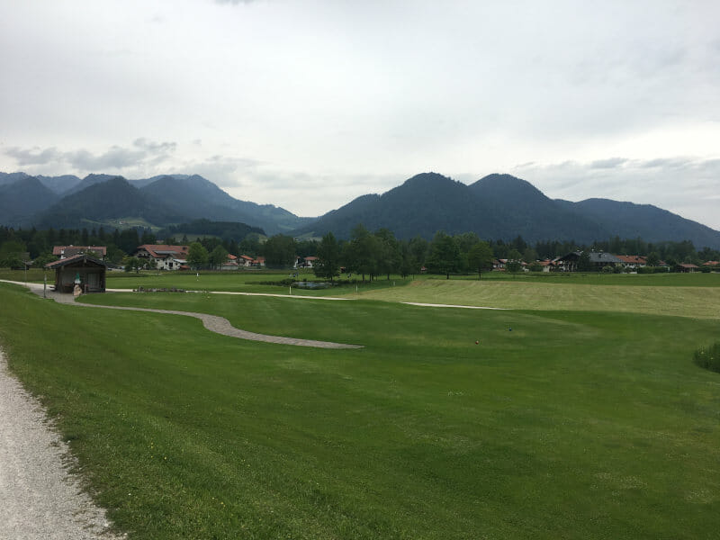 Golfplatz in Ruhpolding - Mozart-Radweg