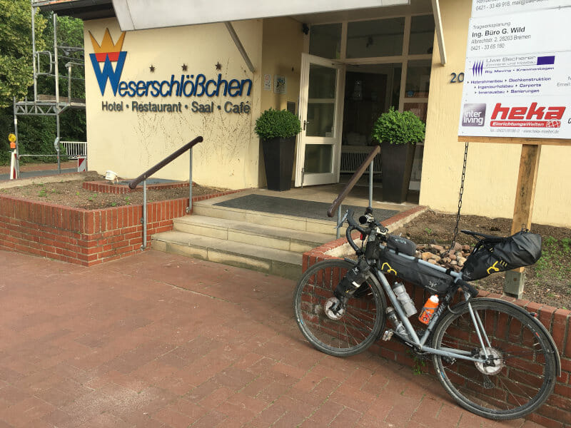 Weserschlösschen - Fahrradunterkunft in Nienburg am Weserradweg