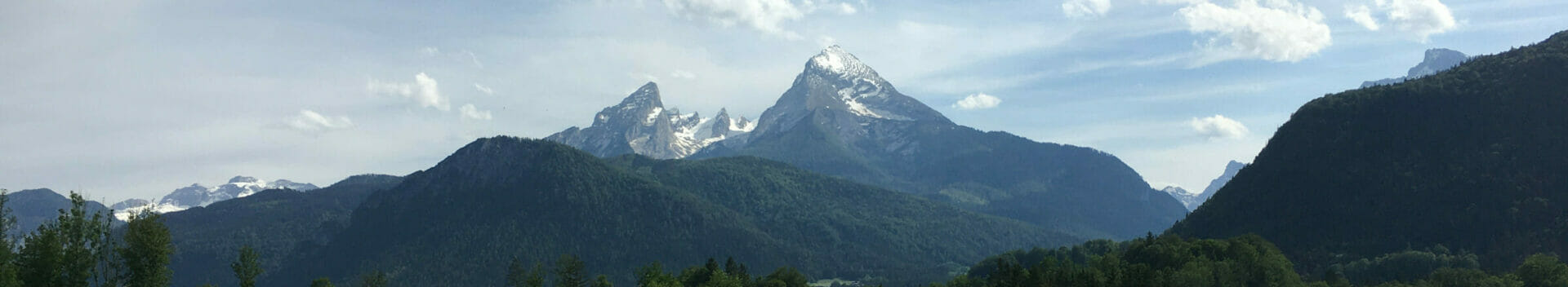 Bayrisches Alpenvorland - Blick auf den Watzmann - Fahrradregion