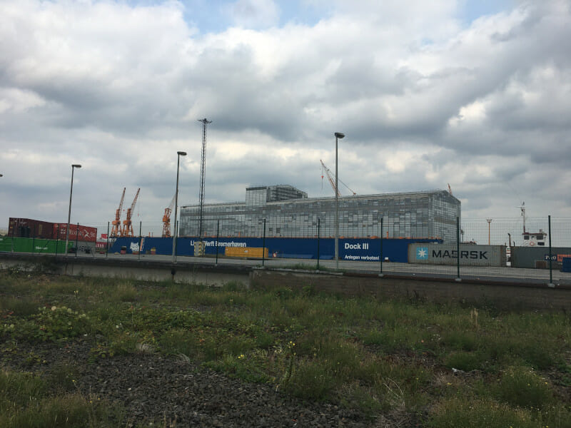 Industriehafen Bremerhaven - Radtour Weser