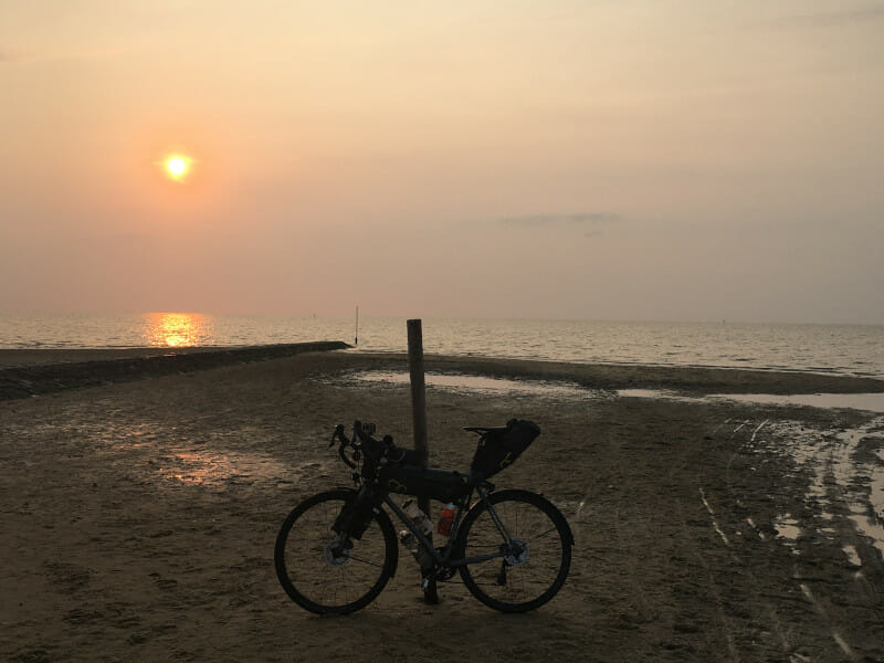 Cuxhaven an der Nordsee - Gravelbike - Weserradweg