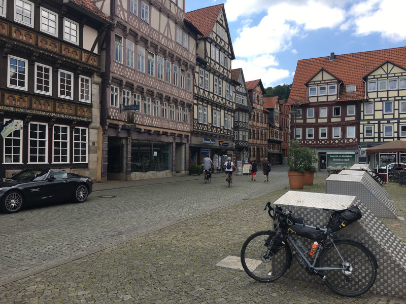 Hann Münden - Fachwerkhäuser - Fuldaradweg