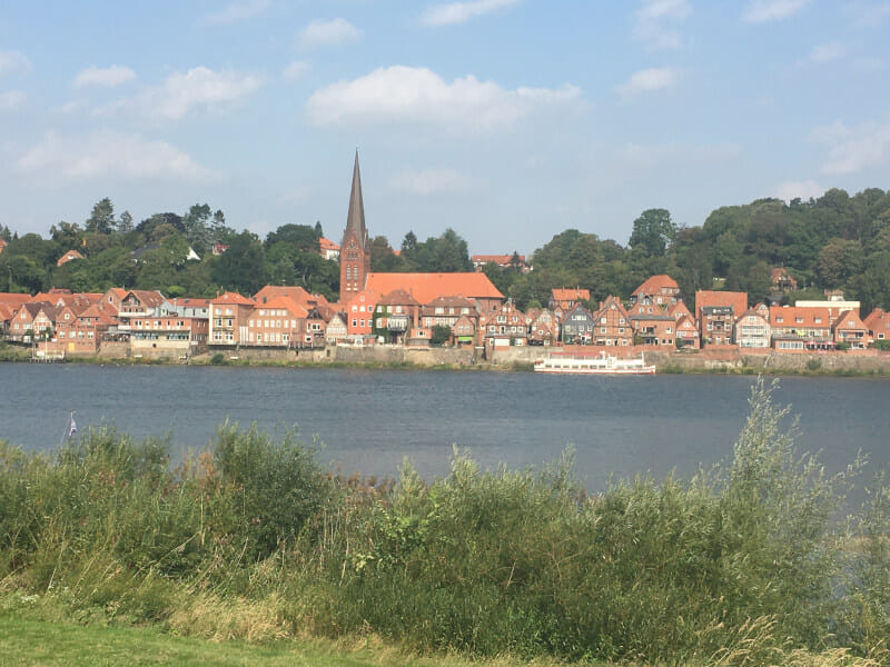 Lauenburg an der Elbe - wunderschöner Ausblick - Radweg Alte Salzstraße