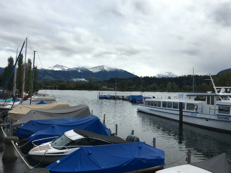 Schmerikon - Zürichsee - Umrundung - Umkehrpunkt