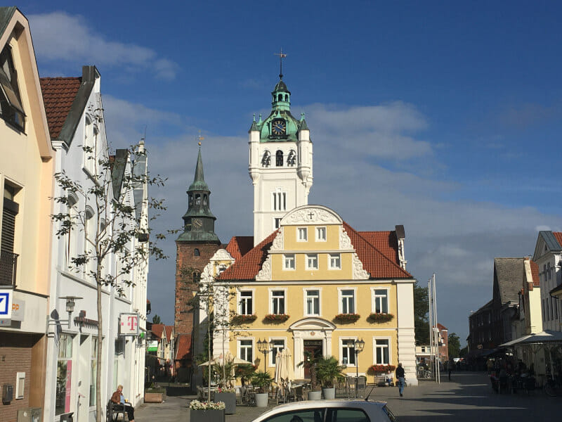 Verden an der Aller - Rathaus - Weserradweg