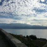 Weinberge bei Chatelard am Genfer See - Rhone-Route.