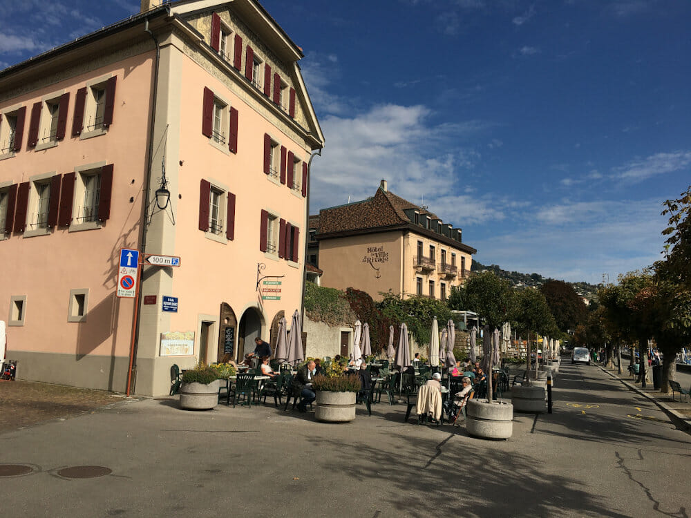 Lutry am Genfer See - Rhone-Route