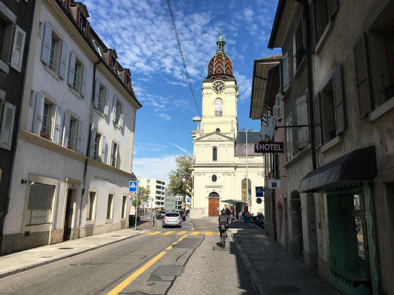 Morges - Kirche - Rhone-Route Lac Leman