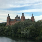 Schloss Johannisburg in Aschaffenburg am Main auf meiner Radtour.