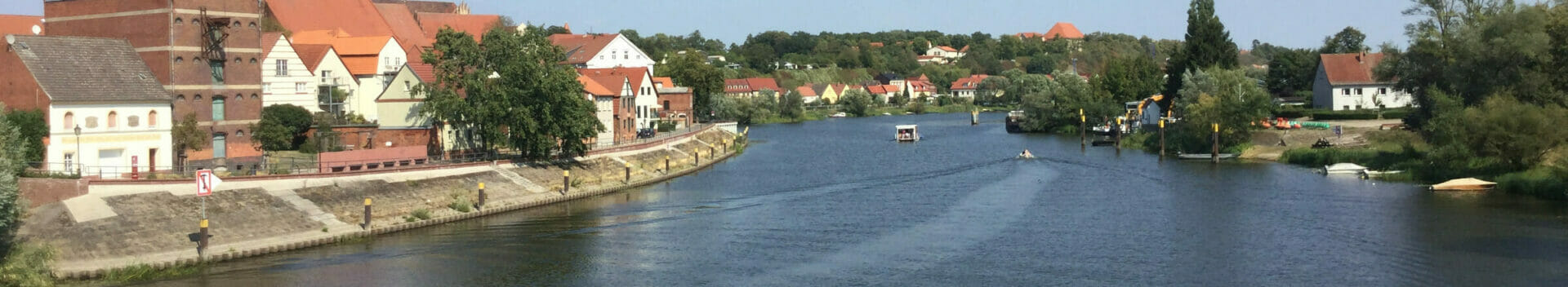 Havelberg an der Havel am Havelradweg.