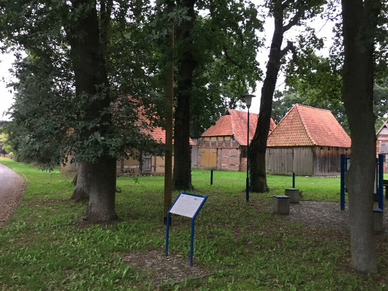 Schafställe in Hülsen an der Aller - Allerradweg.