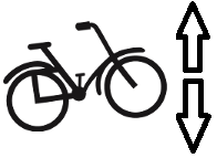 Wie hoch ist ein Fahrrad?