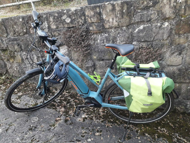 Wie lange braucht man mit dem Fahrrad für wie viel