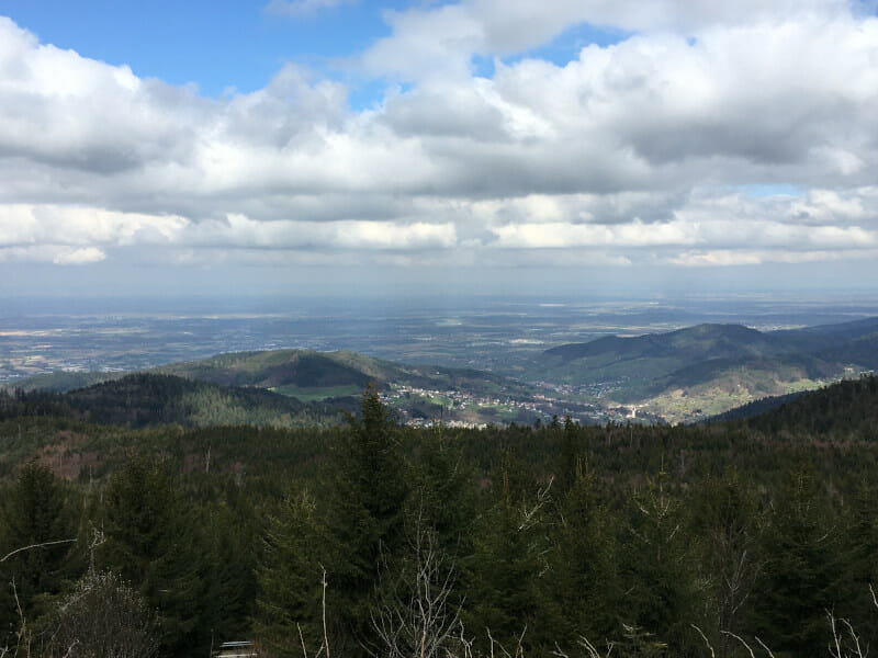 Wunderschöne Aussicht zwischen Hundseck und Unterstmatt