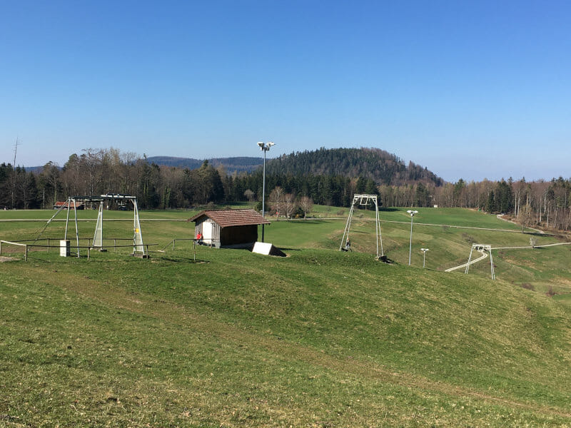 Talwiese Gaistal - Skilift beim Schwarzwaldradweg