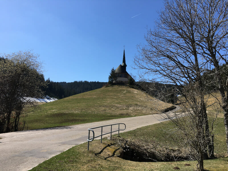 Bei der Donauquelle in Furtwangen Schwarzwald-Radweg