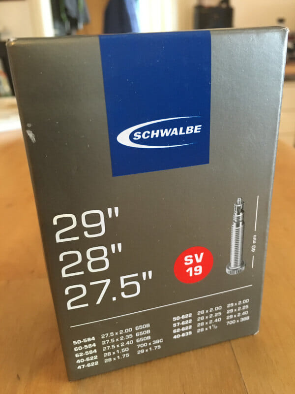 Fahrradschlauch französisches Ventil von Schwalbe