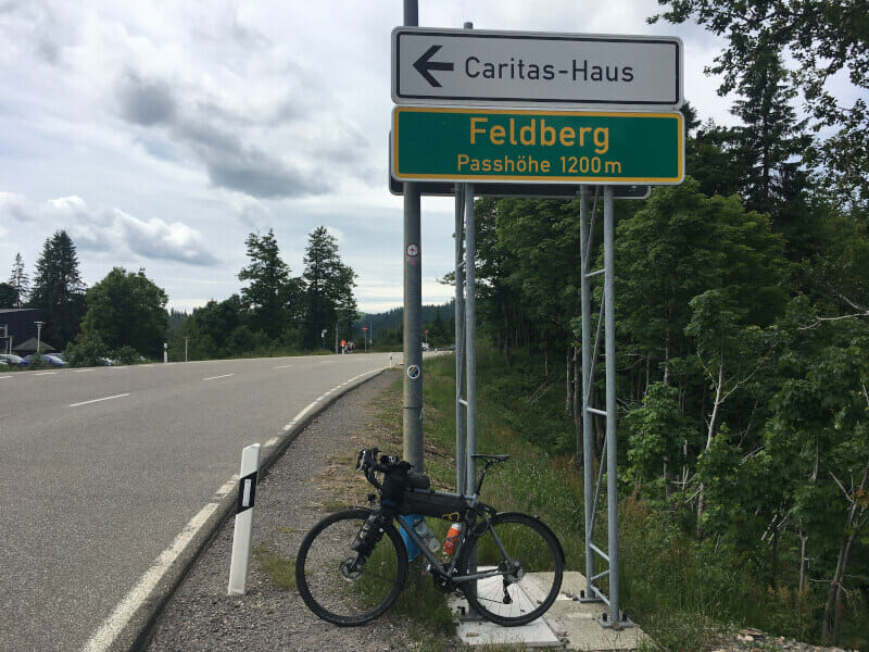 Feldbergpass - 1.200 Meter auf dem Schwarzwaldradweg mit Gravelbike.
