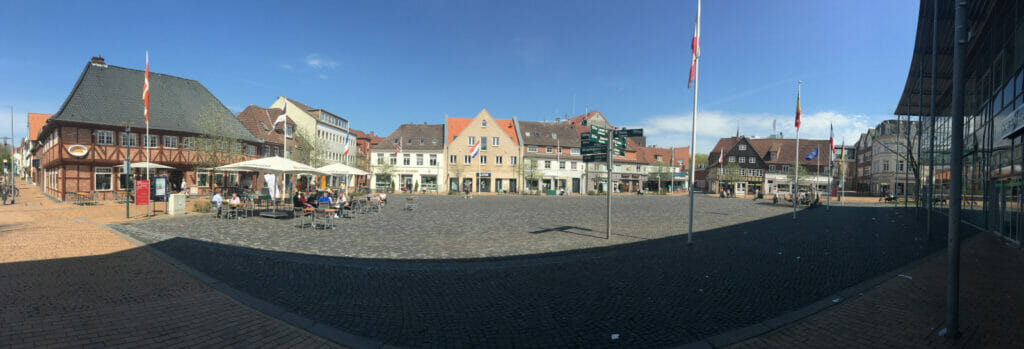 Rendsburg Innenstadt am Nord-Ostsee-Kanal