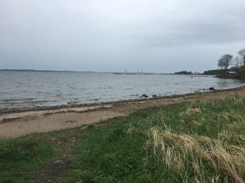 Bockholmwik an der Ostseeküste auf meiner Radtour.