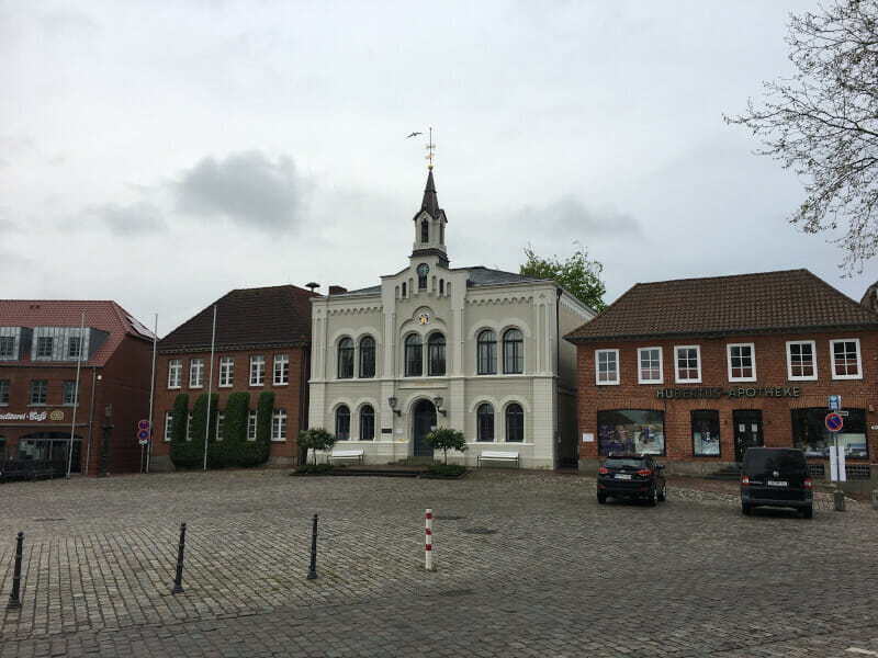 Oldenburg in Holstein - die Innenstadt.