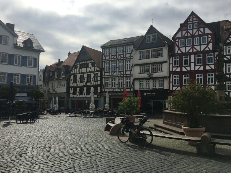 Butzbach Innenstadt mit Gravelbike - Limesradweg