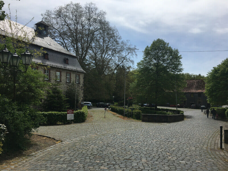 Kloster Arnsburg am Limesradweg.